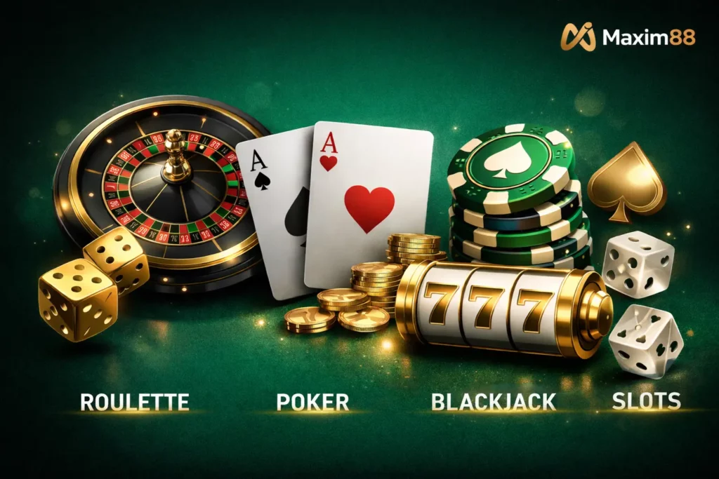 Maxim88 Casino games
